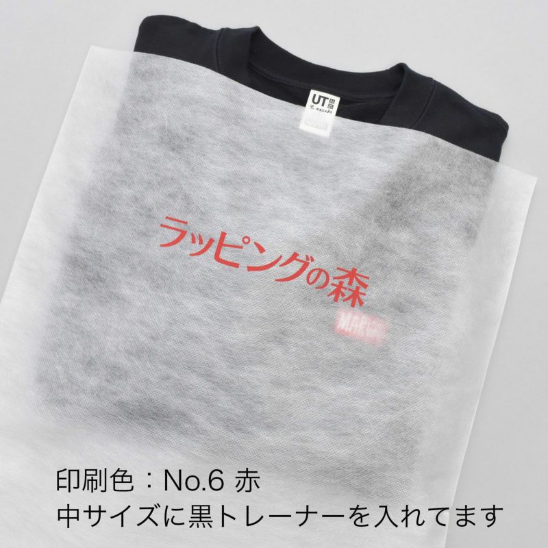 ラッピング｜【名入れ対応】不織布製平袋　極厚タイプ（40g）　中　100枚入