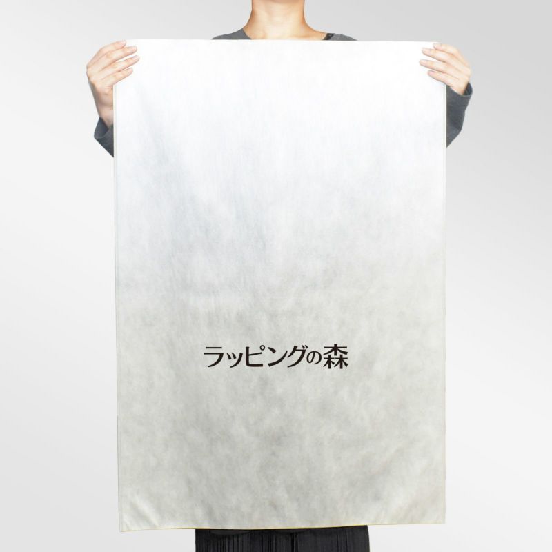 アパレル｜【名入れ対応／1000枚以上専用】不織布製平袋　極厚タイプ（40g）　大　100枚入
