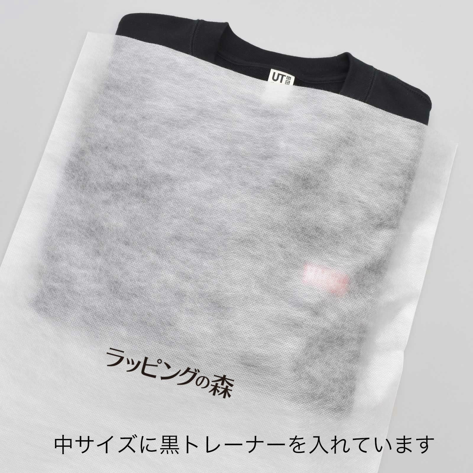アパレル｜【名入れ対応／1000枚以上専用】不織布製平袋　極厚タイプ（40g）　大　100枚入