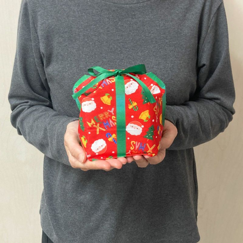ラッピング｜ハコ巾着　クリスマス柄ＦＰ　20枚入～