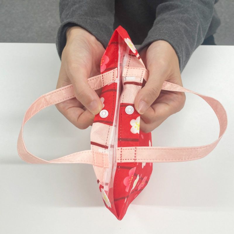 ラッピング｜シンプルトートミニ　梅うぐいす柄ＦＰ　20枚入～