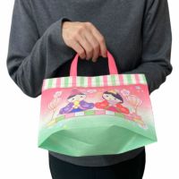 ひな祭り】シンプルトート（ミニ）ひなまつり柄｜不織布ラッピング袋