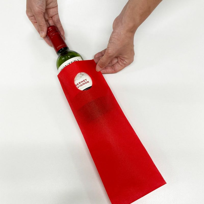 不織布バッグ｜【名入れ／リピーター専用】不織布アドバッグスリム　薄手《40g》　S5サイズ｜100枚入