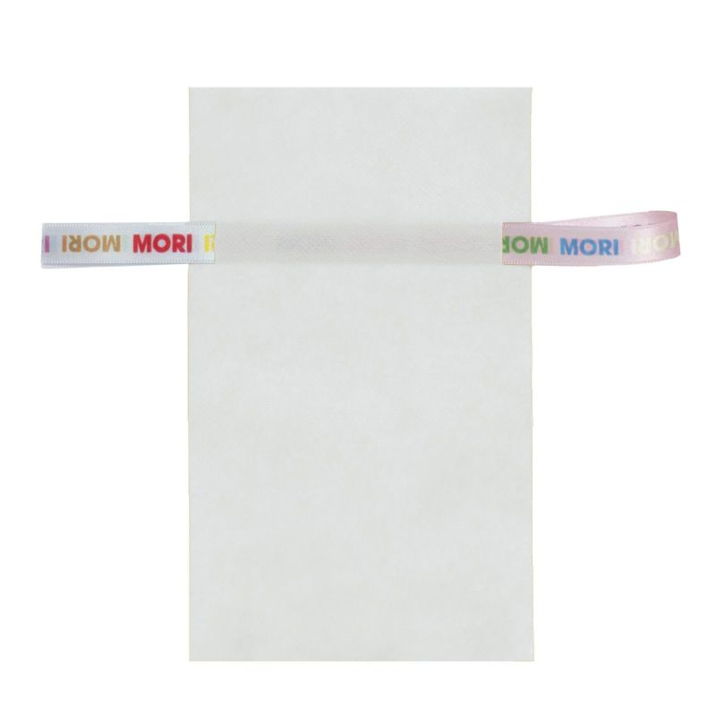 ラッピング｜【リボン名入れ】ソフトバッグ2穴リボン（S2）｜薄手｜不織布包装袋｜100枚入