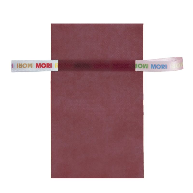 ラッピング｜【リボン名入れ】ソフトバッグ2穴リボン（S2）｜薄手｜不織布包装袋｜100枚入