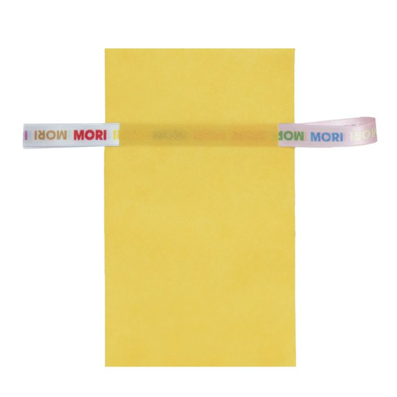 ラッピング｜【リボン名入れ】ソフトバッグ2穴リボン（S2）｜薄手｜不織布包装袋｜100枚入