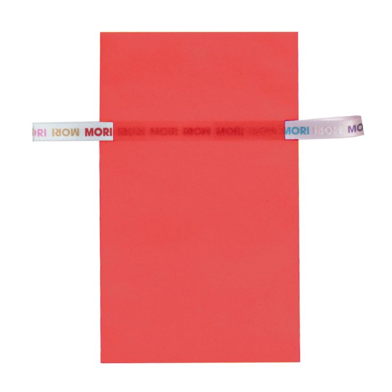 ラッピング｜【リボン名入れ】ソフトバッグ2穴リボン（S3）｜薄手｜不織布包装袋｜100枚入