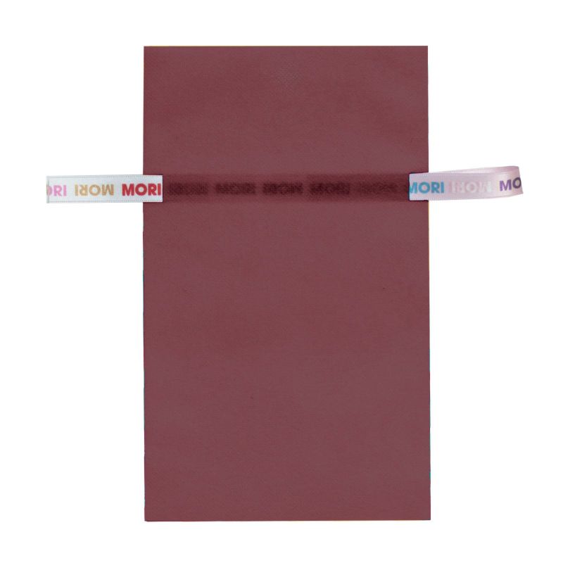 ラッピング｜【リボン名入れ】ソフトバッグ2穴リボン（S3）｜薄手｜不織布包装袋｜100枚入