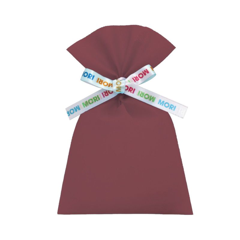 ラッピング｜【リボン名入れ】ソフトバッグ2穴リボン（S3）｜薄手｜不織布包装袋｜100枚入