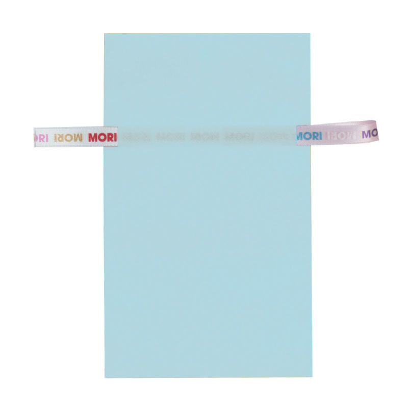 ラッピング｜【リボン名入れ】ソフトバッグ2穴リボン（S3）｜薄手｜不織布包装袋｜100枚入