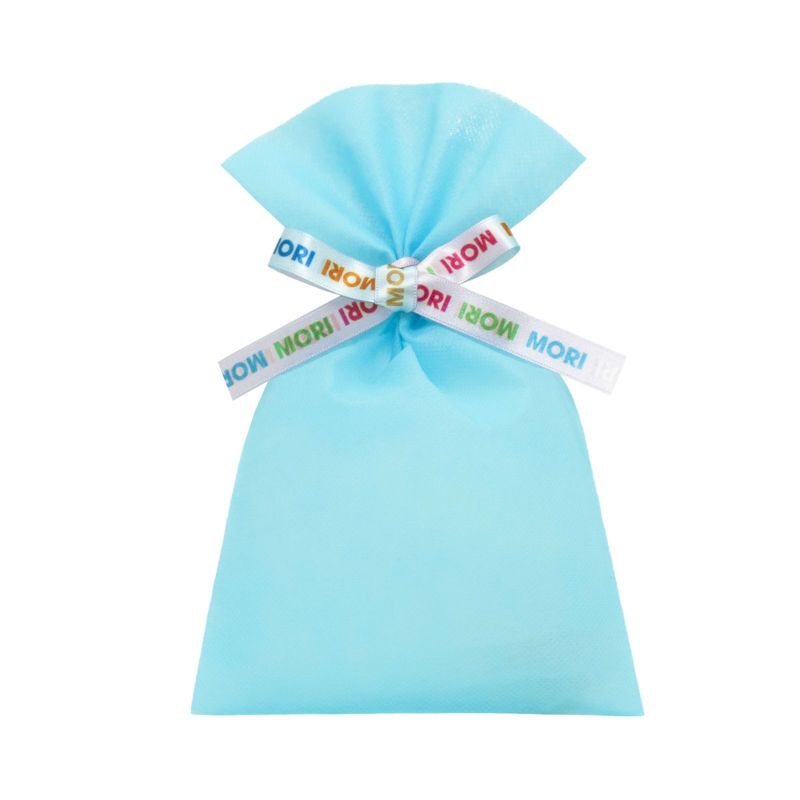 ラッピング｜【リボン名入れ】ソフトバッグ2穴リボン（S3）｜薄手｜不織布包装袋｜100枚入