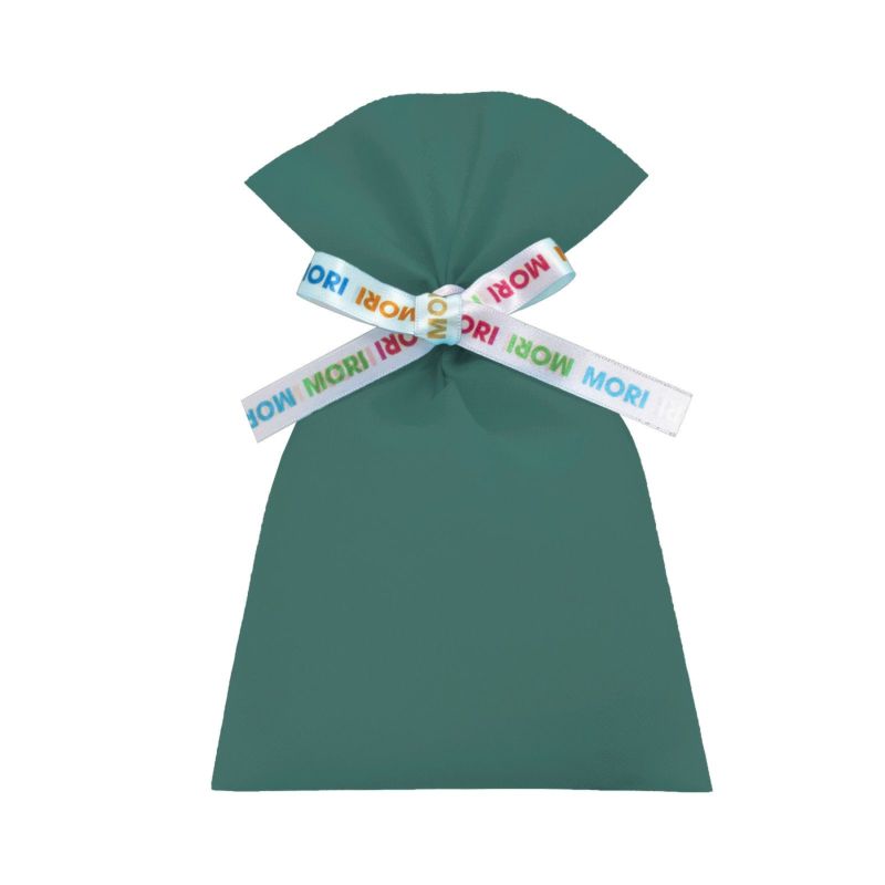 ラッピング｜【リボン名入れ】ソフトバッグ2穴リボン（S3）｜薄手｜不織布包装袋｜100枚入