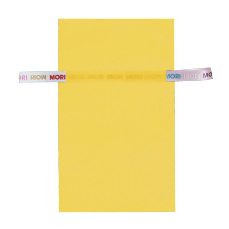 ラッピング｜【リボン名入れ】ソフトバッグ2穴リボン（S3）｜薄手｜不織布包装袋｜100枚入