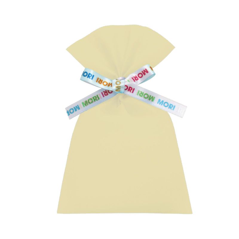 ラッピング｜【リボン名入れ】ソフトバッグ2穴リボン（S3）｜薄手｜不織布包装袋｜100枚入