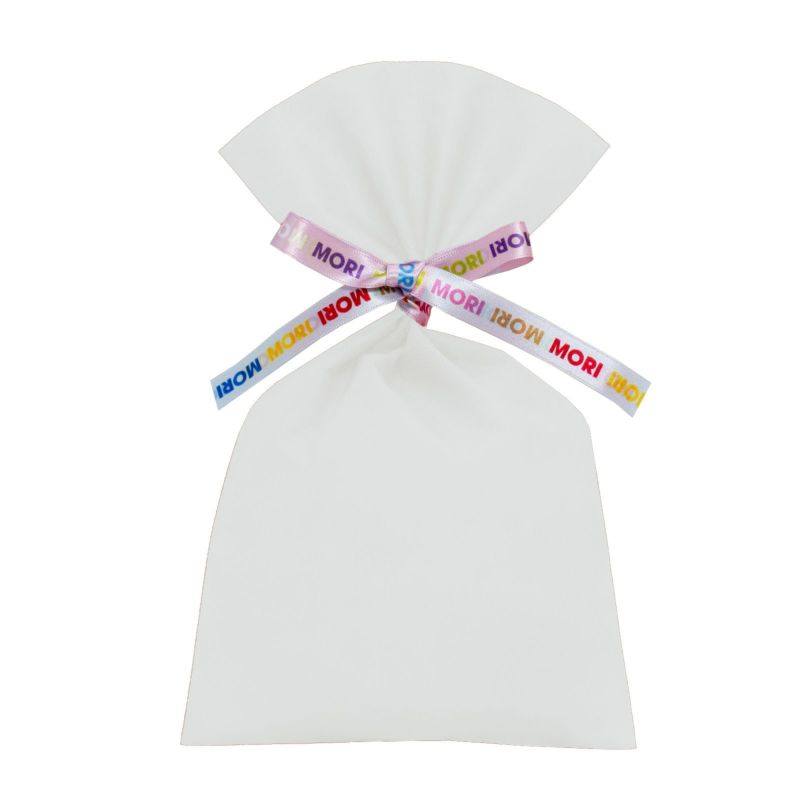 ラッピング｜【リボン名入れ】ソフトバッグ2穴リボン（S4）｜薄手｜不織布包装袋｜100枚入