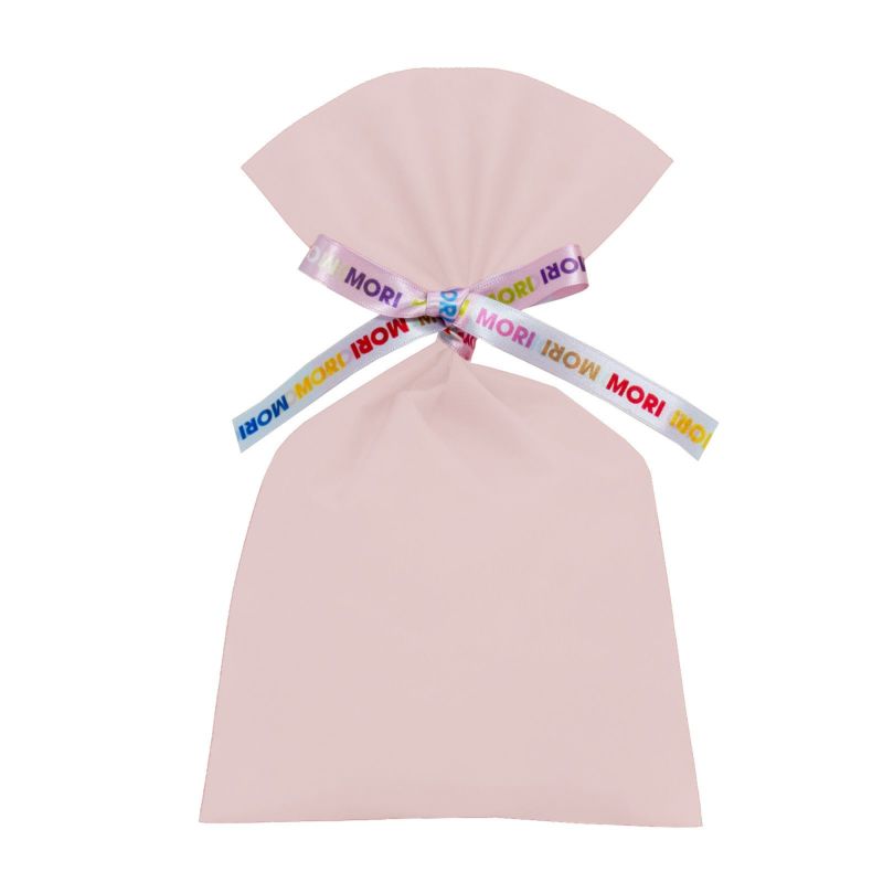 ラッピング｜【リボン名入れ】ソフトバッグ2穴リボン（S4）｜薄手｜不織布包装袋｜100枚入