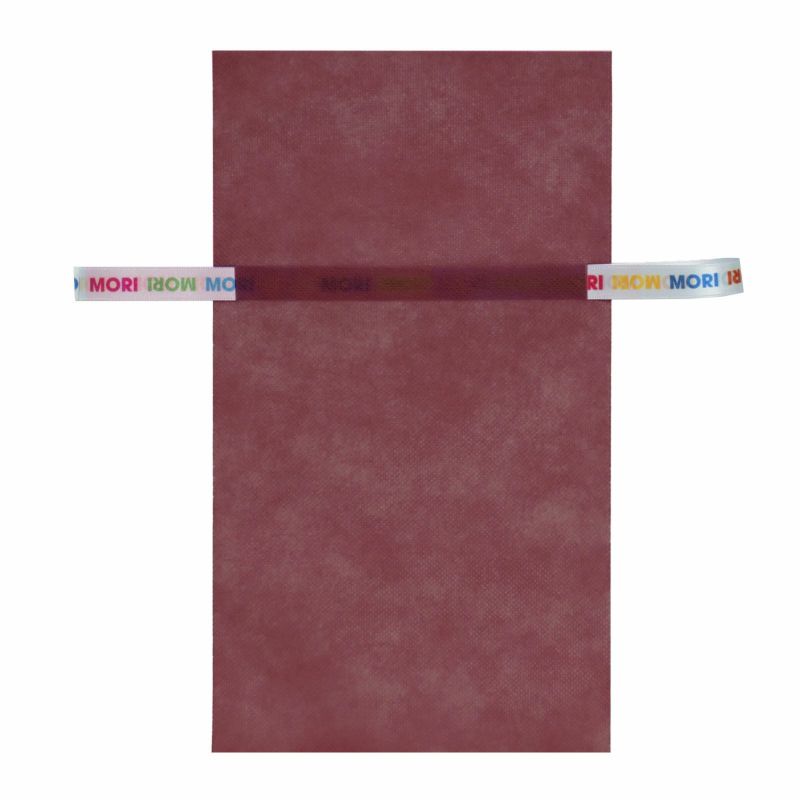 ラッピング｜【リボン名入れ】ソフトバッグ2穴リボン（S4）｜薄手｜不織布包装袋｜100枚入