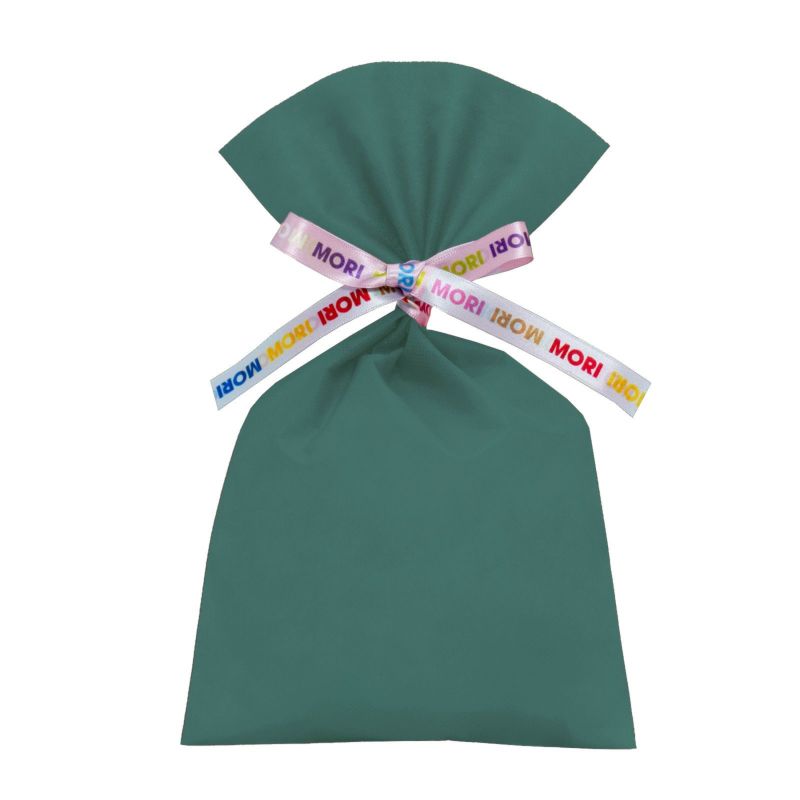 ラッピング｜【リボン名入れ】ソフトバッグ2穴リボン（S4）｜薄手｜不織布包装袋｜100枚入