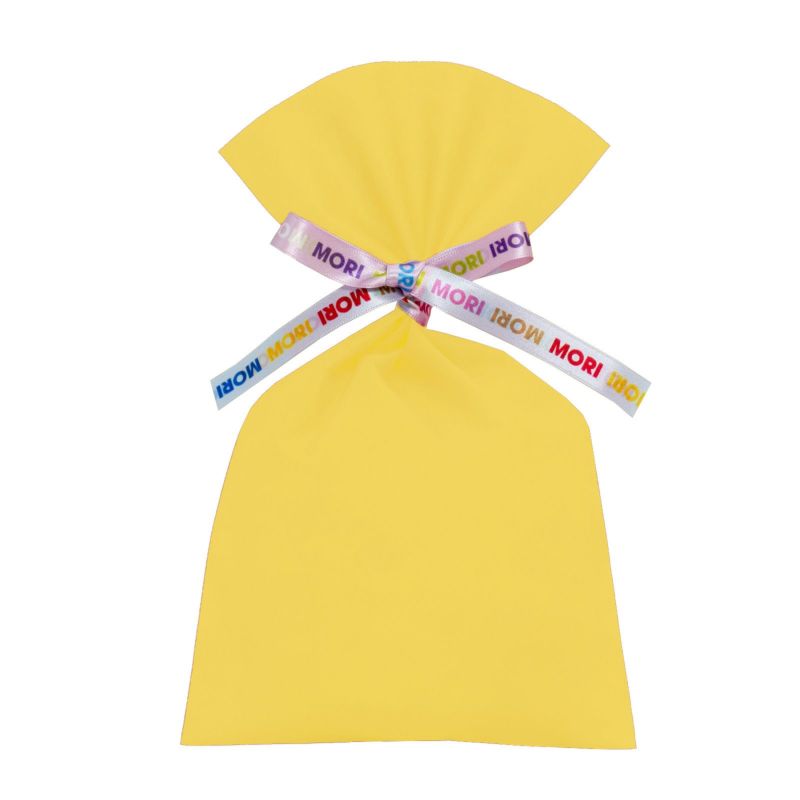 ラッピング｜【リボン名入れ】ソフトバッグ2穴リボン（S4）｜薄手｜不織布包装袋｜100枚入