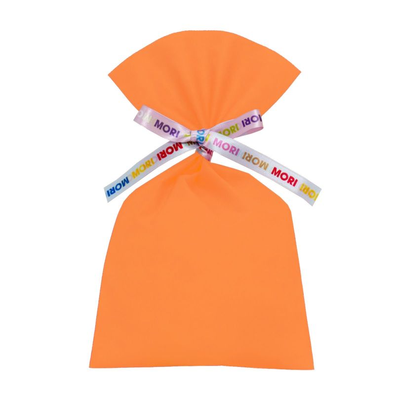 ラッピング｜【リボン名入れ】ソフトバッグ2穴リボン（S4）｜薄手｜不織布包装袋｜100枚入