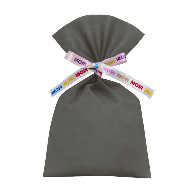 ラッピング｜【リボン名入れ】ソフトバッグ2穴リボン（S4）｜薄手｜不織布包装袋｜100枚入