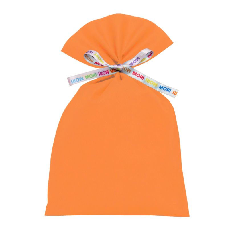 ラッピング｜【リボン名入れ】ソフトバッグ2穴リボン（S5）｜薄手｜不織布包装袋｜100枚入