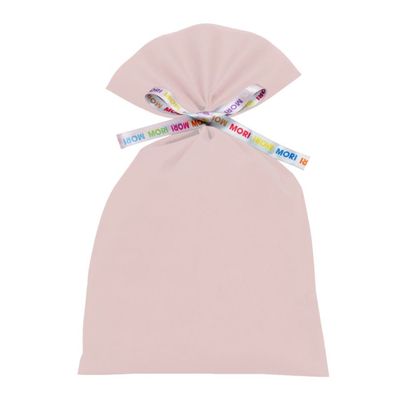 ラッピング｜【リボン名入れ】ソフトバッグ2穴リボン（S5）｜薄手｜不織布包装袋｜100枚入