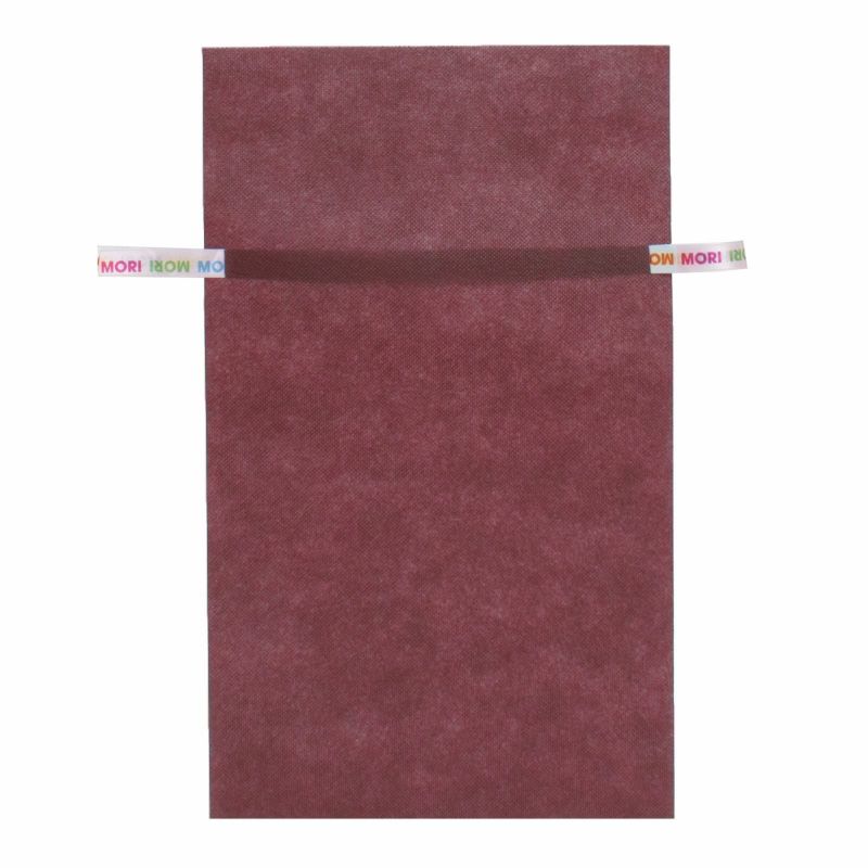 ラッピング｜【リボン名入れ】ソフトバッグ2穴リボン（S5）｜薄手｜不織布包装袋｜100枚入