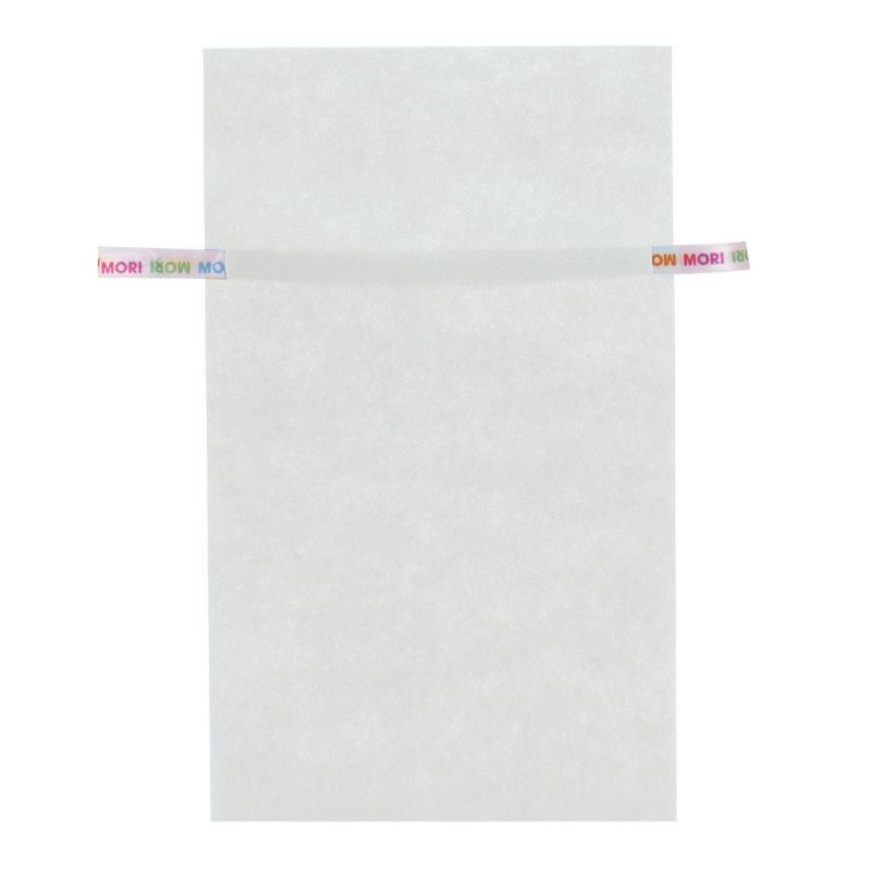 ラッピング｜【リボン名入れ】ソフトバッグ2穴リボン（S5）｜薄手｜不織布包装袋｜100枚入