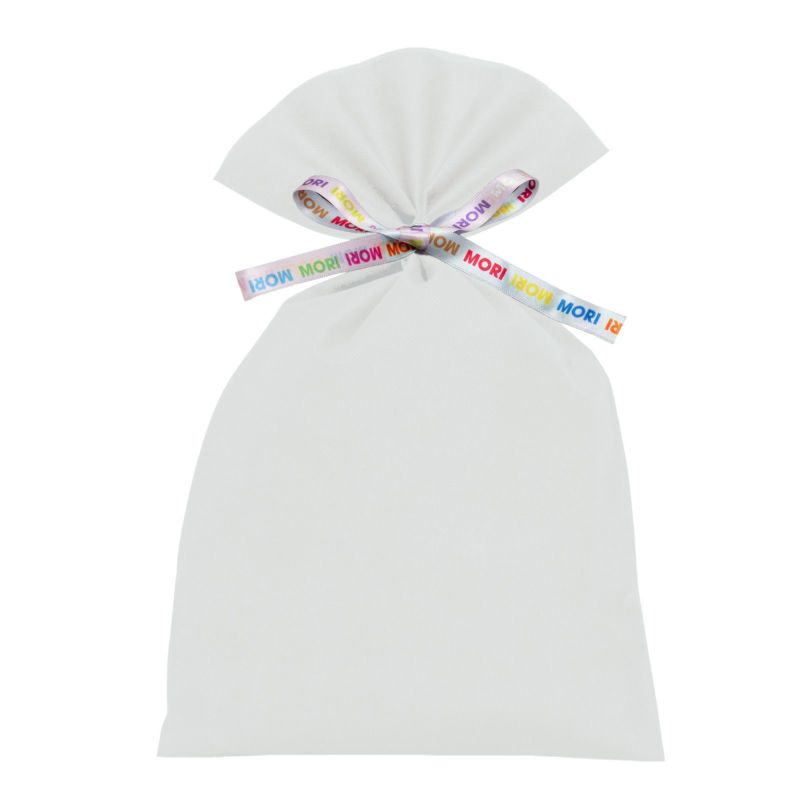 ラッピング｜【リボン名入れ】ソフトバッグ2穴リボン（S5）｜薄手｜不織布包装袋｜100枚入