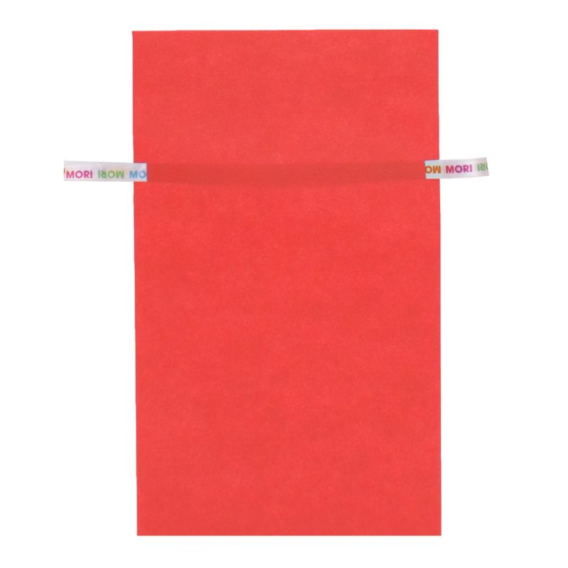 ラッピング｜【リボン名入れ】ソフトバッグ2穴リボン（S5）｜薄手｜不織布包装袋｜100枚入