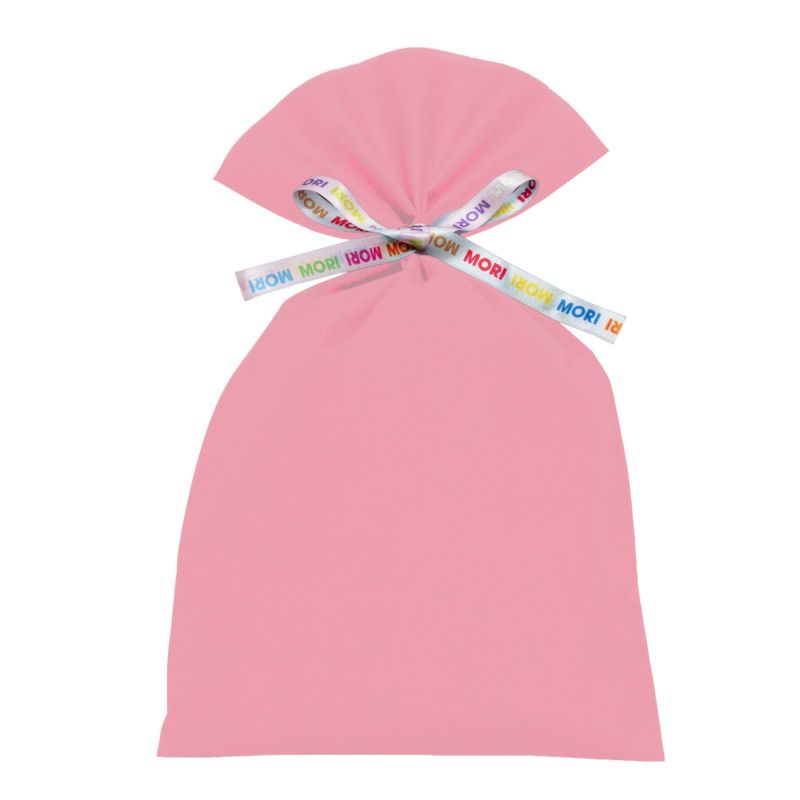 ラッピング｜【リボン名入れ】ソフトバッグ2穴リボン（S5）｜薄手｜不織布包装袋｜100枚入