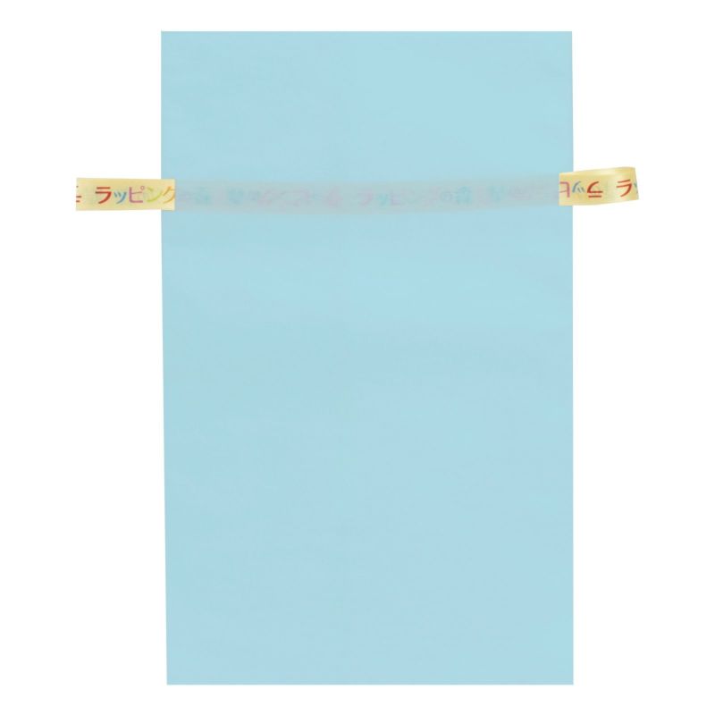 ラッピング｜【リボン名入れ】ソフトバッグ2穴リボン（S6）｜薄手｜不織布包装袋｜100枚入