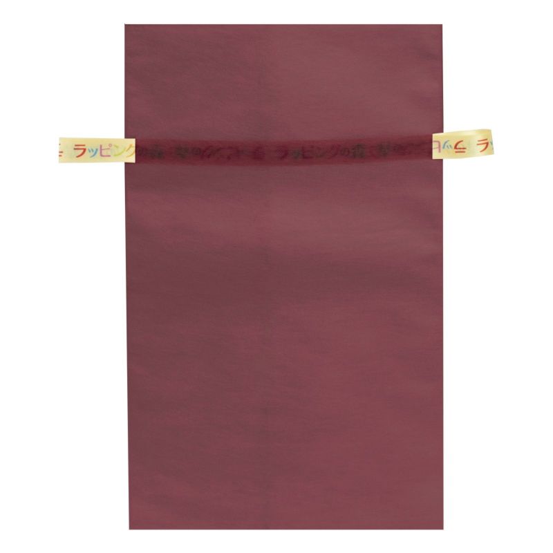 ラッピング｜【リボン名入れ】ソフトバッグ2穴リボン（S6）｜薄手｜不織布包装袋｜100枚入