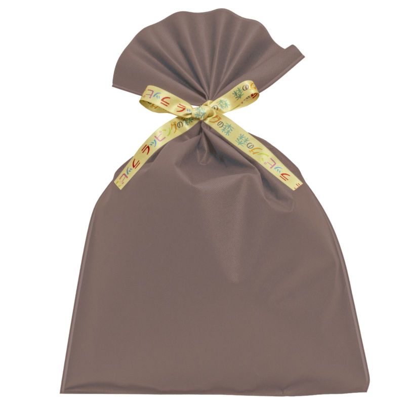 ラッピング｜【リボン名入れ】ソフトバッグ2穴リボン（S7）｜厚手｜不織布包装袋｜100枚入