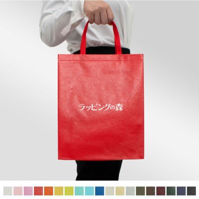 ラミ不織布バッグ角底　A4縦サイズ｜100枚入～