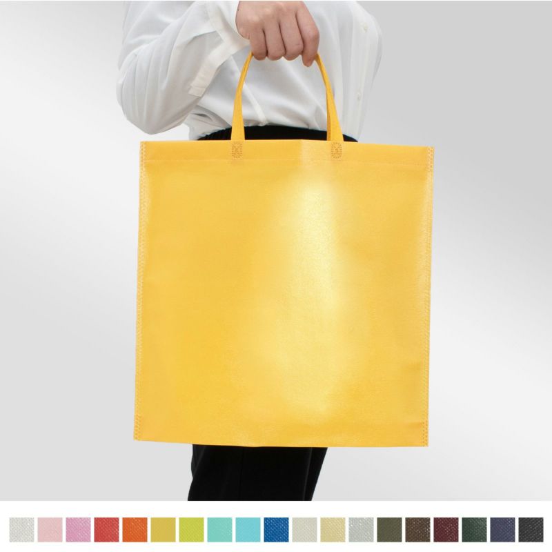 ラミ不織布バッグ　底マチ　A4縦サイズ｜100枚入～